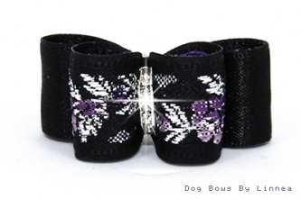 Metallic Floral Jacquard Purple