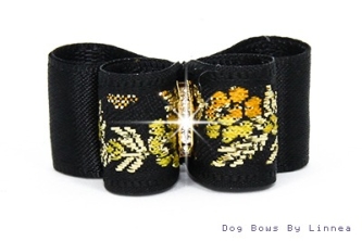 Metallic Floral Jacquard Yellow