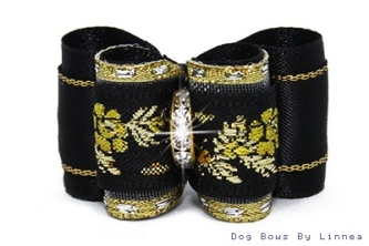 Gold Metallic Floral Jacquard Yellow