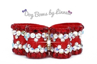 Puppy ~ Red Satin w/ Sparkle V3