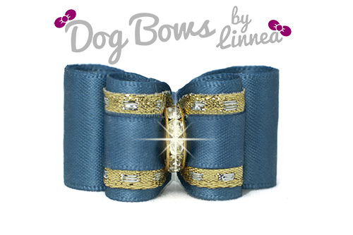 Classic Gold Satin Antique Blue