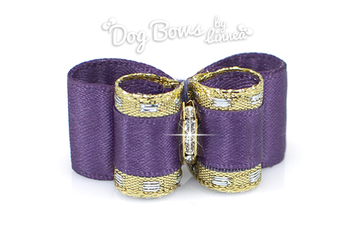 Classic Gold Satin Amethyst