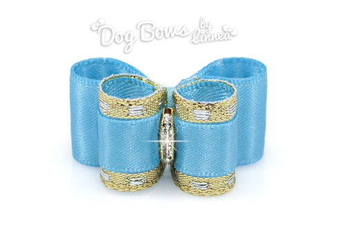 Classic Gold Satin Turquoise